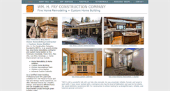 Desktop Screenshot of billfryconstruction.com